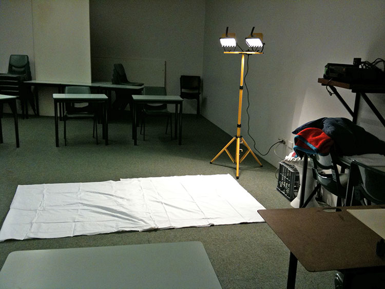 Alternate view of the life drawing session at UWA